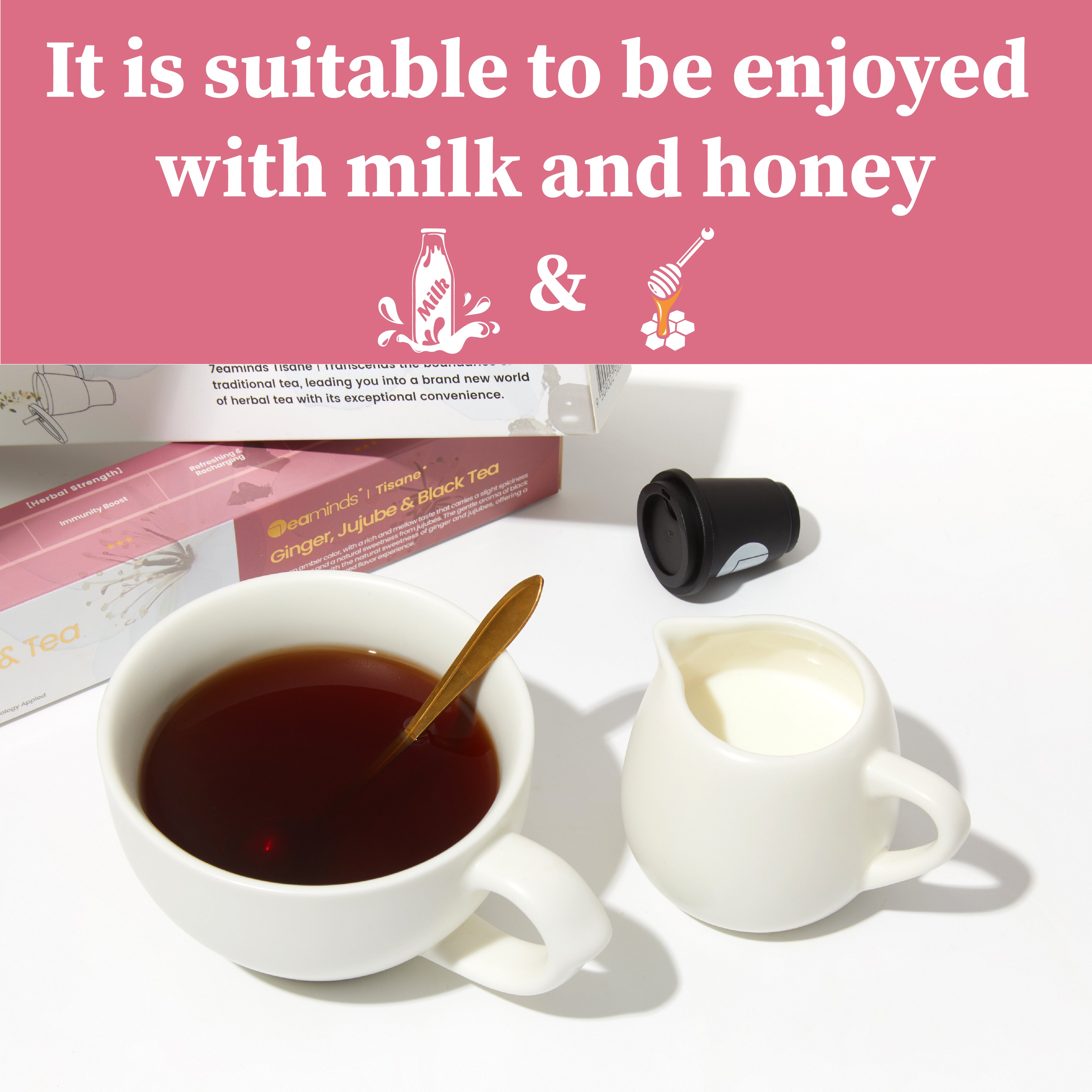 Cold Extracted Herbal Tea | Ginger Jujube & Black tea