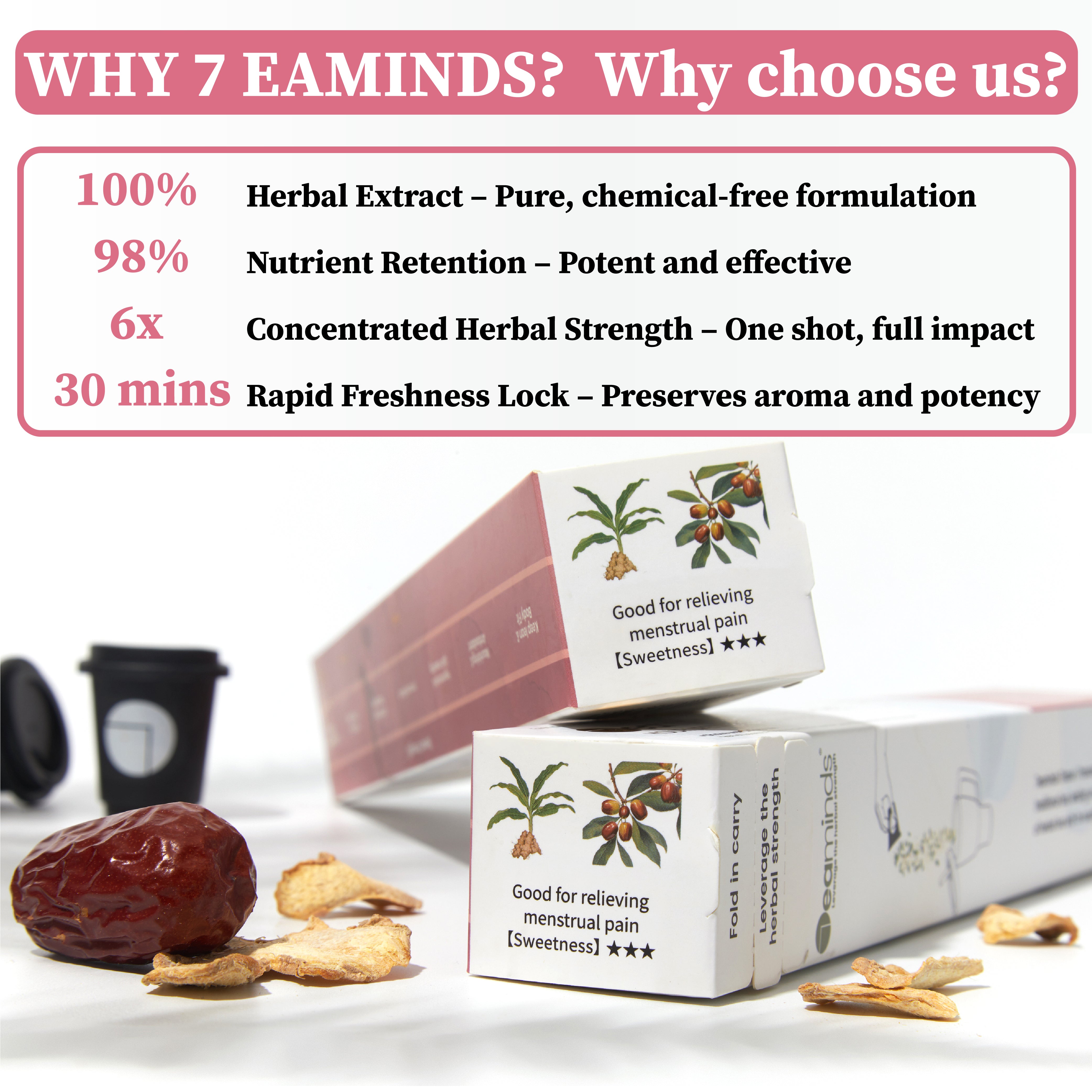Cold Extracted Herbal Tea | Ginger Jujube & Black tea
