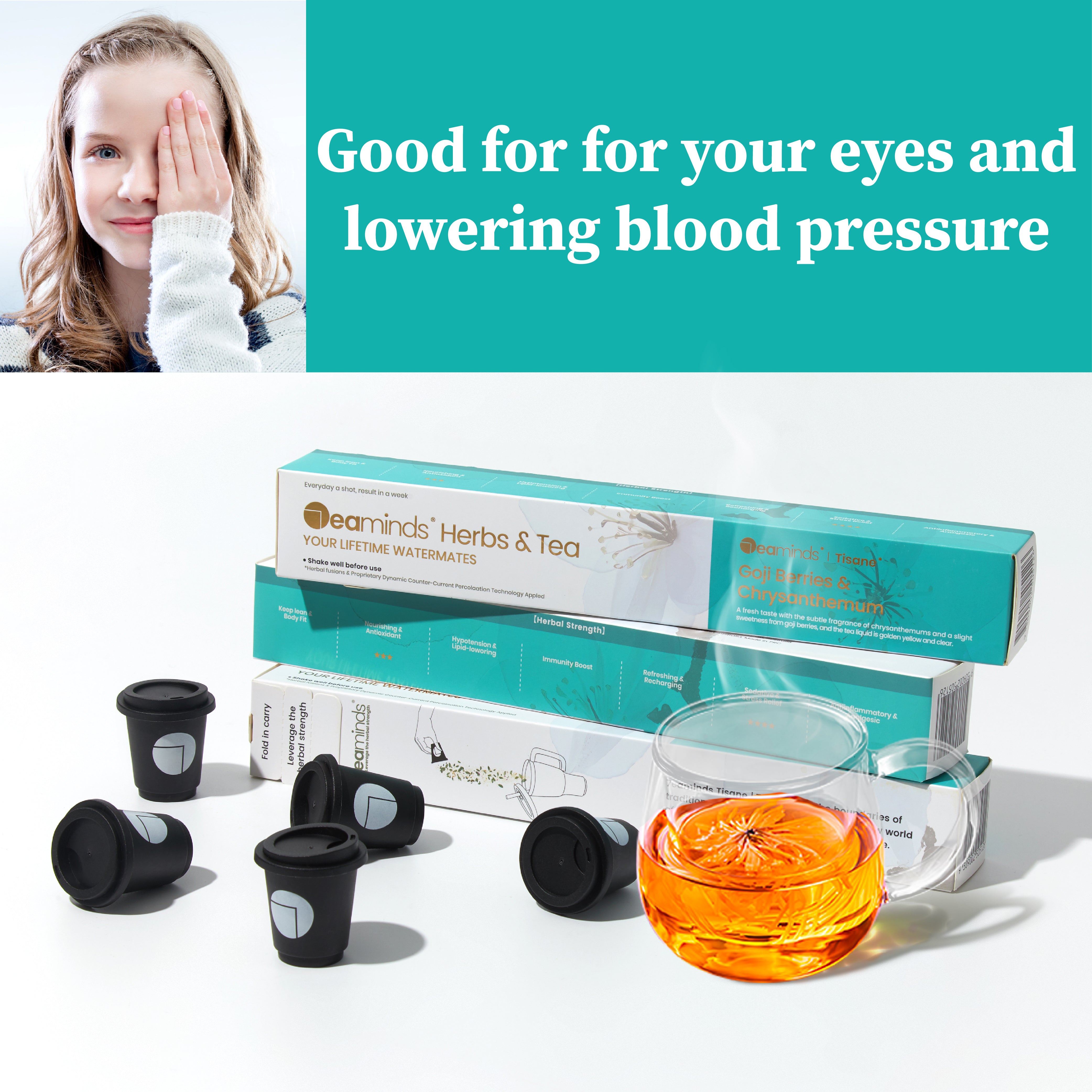 Cold Extracted Herbal Tea | Goji Berries & Chrysanthemum