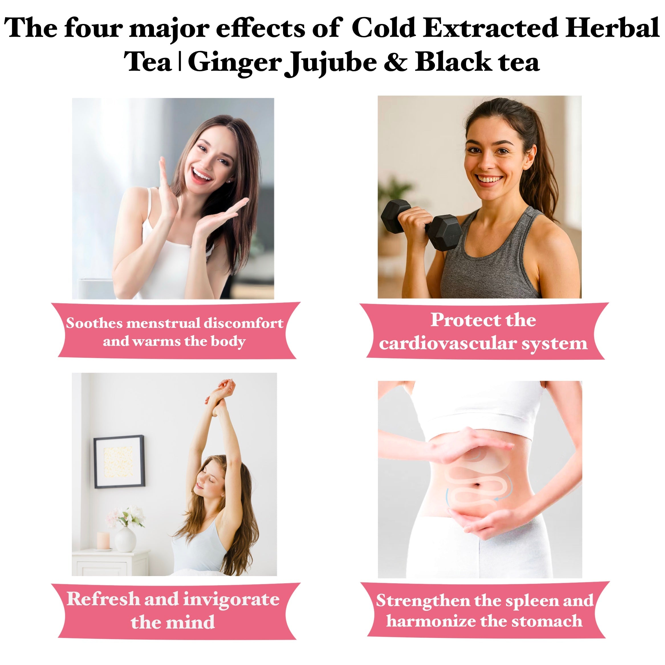 Cold Extracted Herbal Tea | Ginger Jujube & Black tea