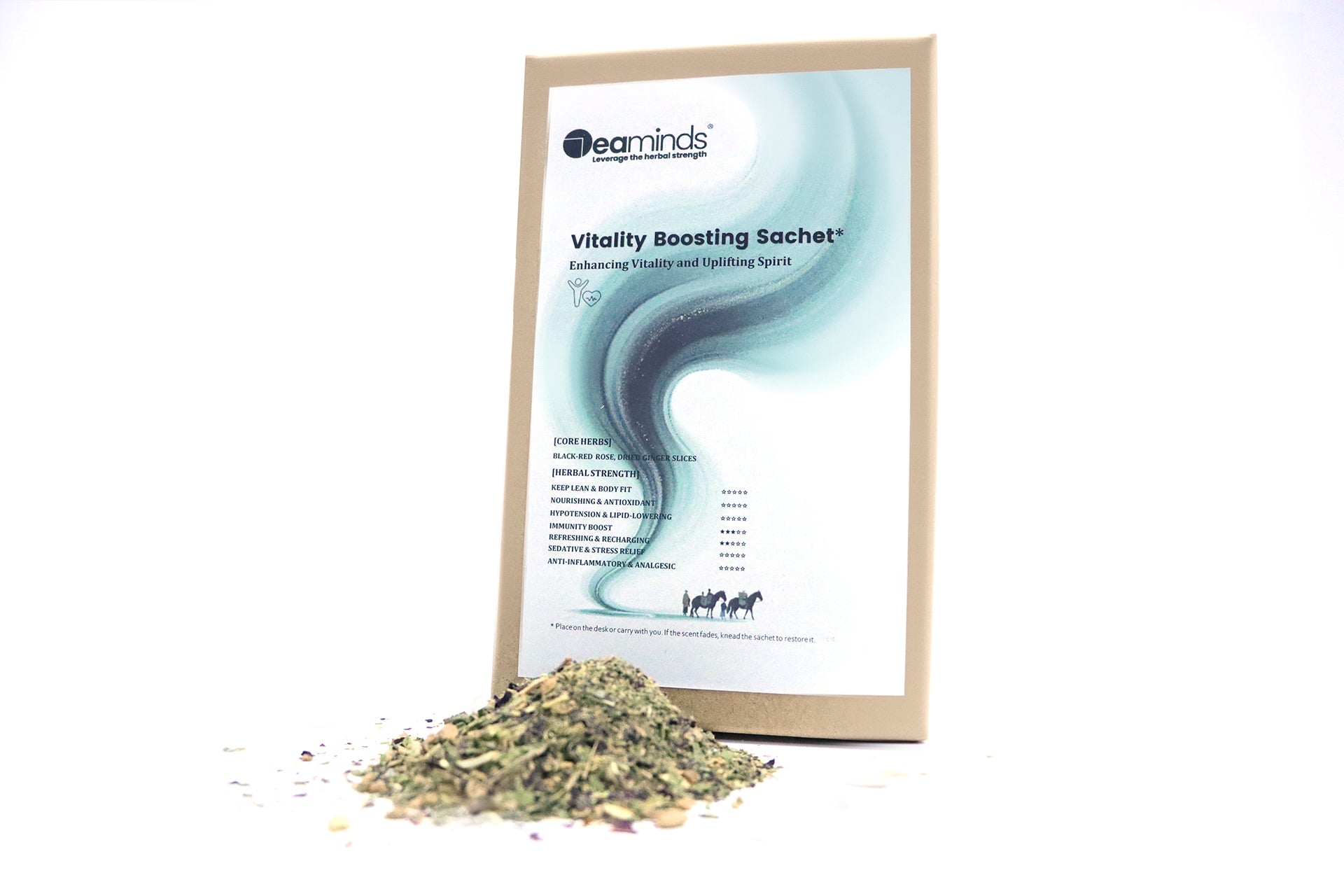 7eaminds Botanical Sachet · Rose & Dried Ginger