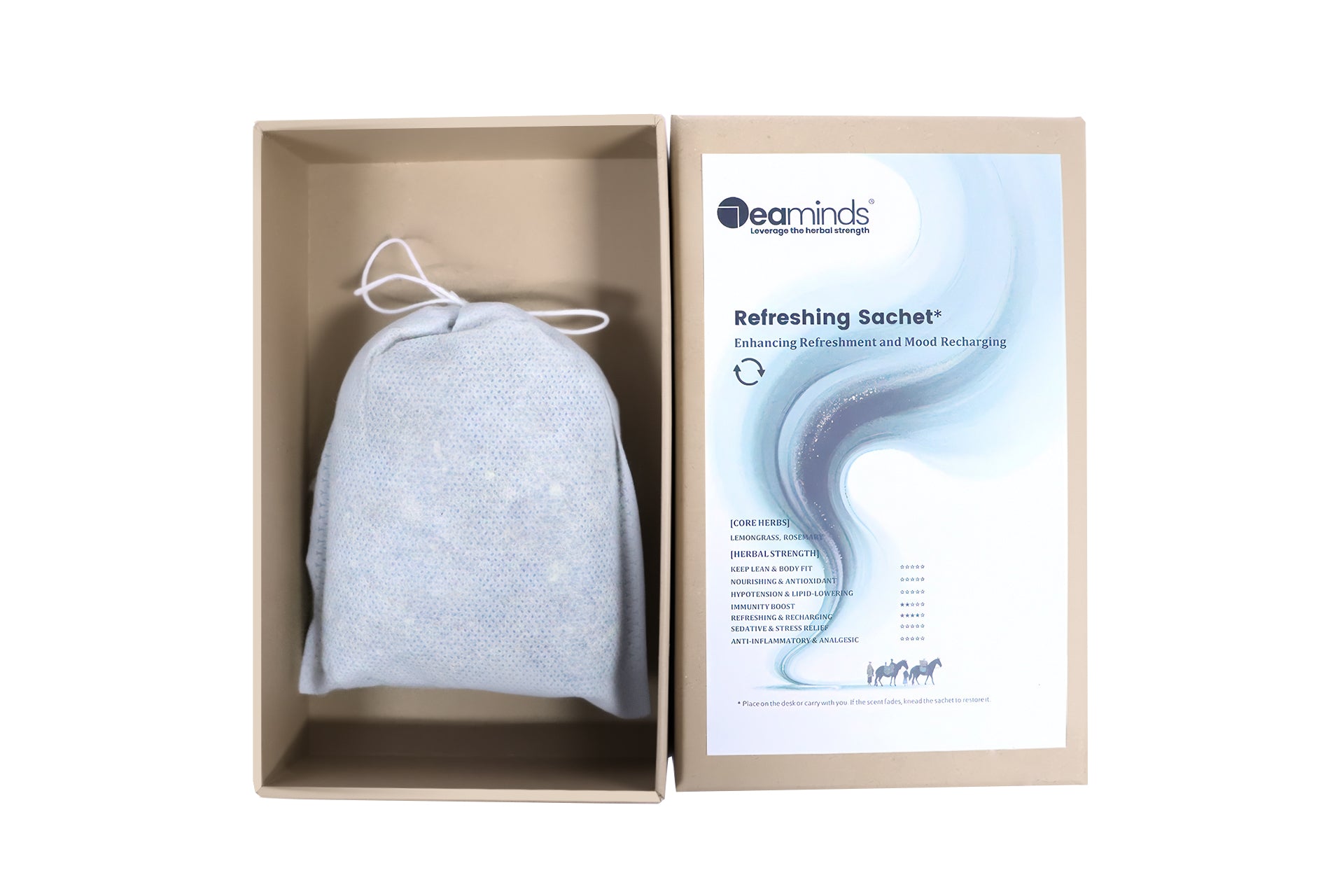 7eaminds Botanical Sachet · Lemongrass & Rosemary