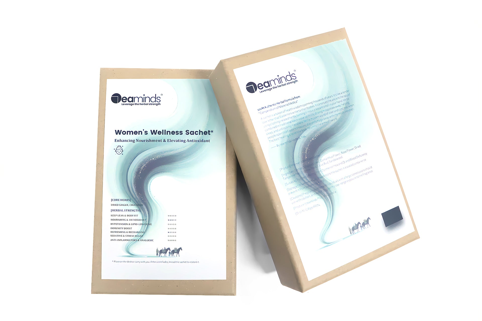 7eaminds Botanical Sachet · Dried Ginger & Cinnamon