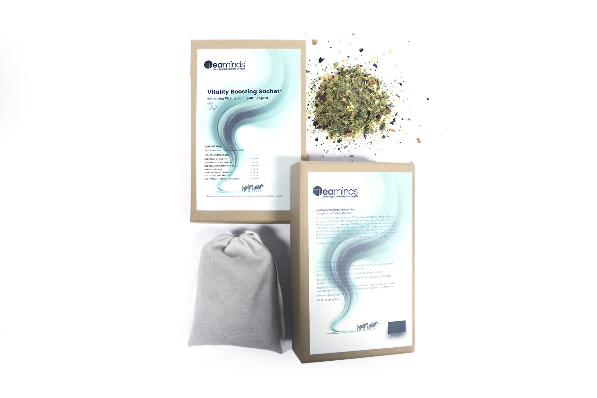 7eaminds Botanical Sachet · Rose & Dried Ginger