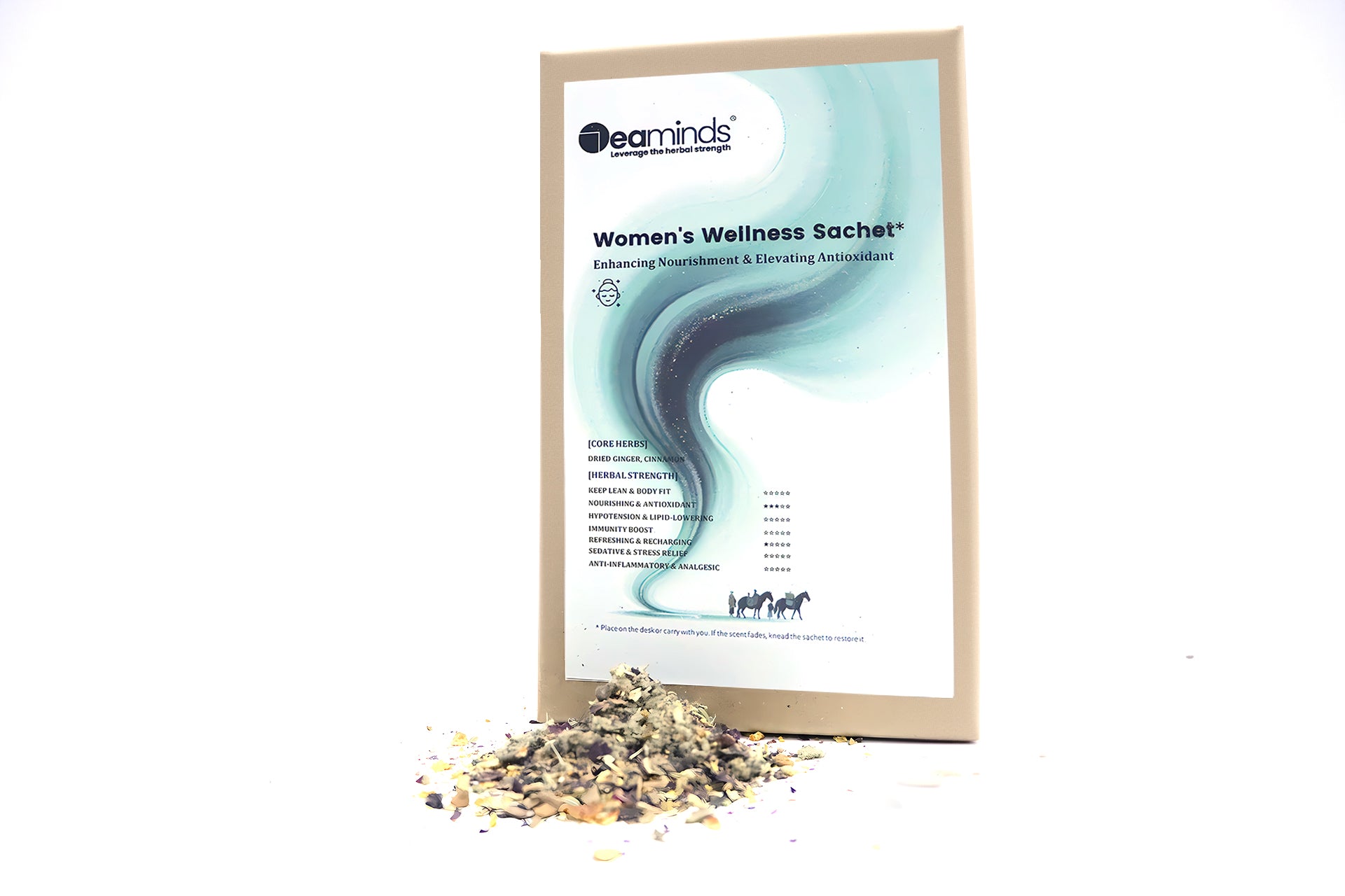 7eaminds Botanical Sachet · Dried Ginger & Cinnamon