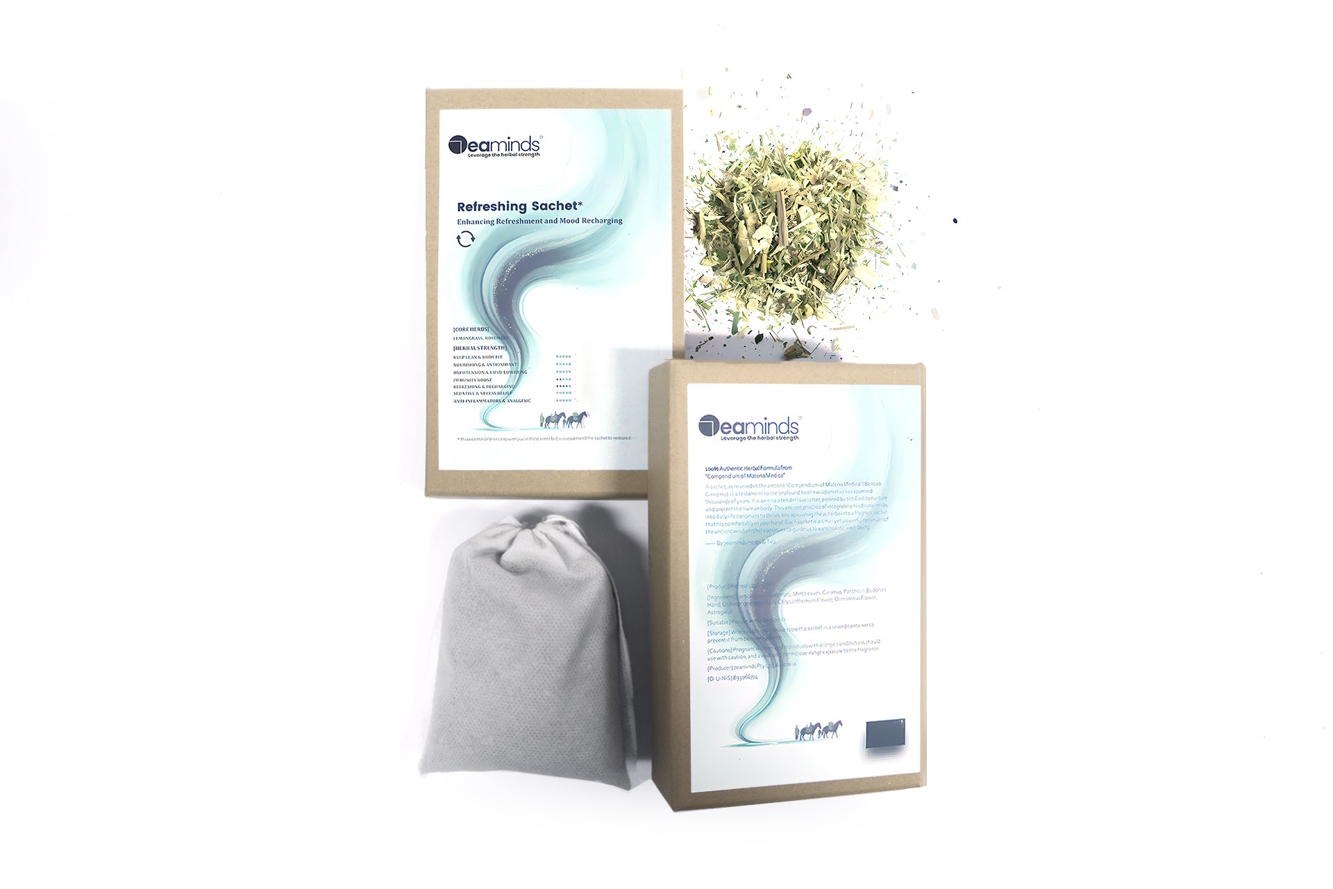 7eaminds Botanical Sachet · Lemongrass & Rosemary