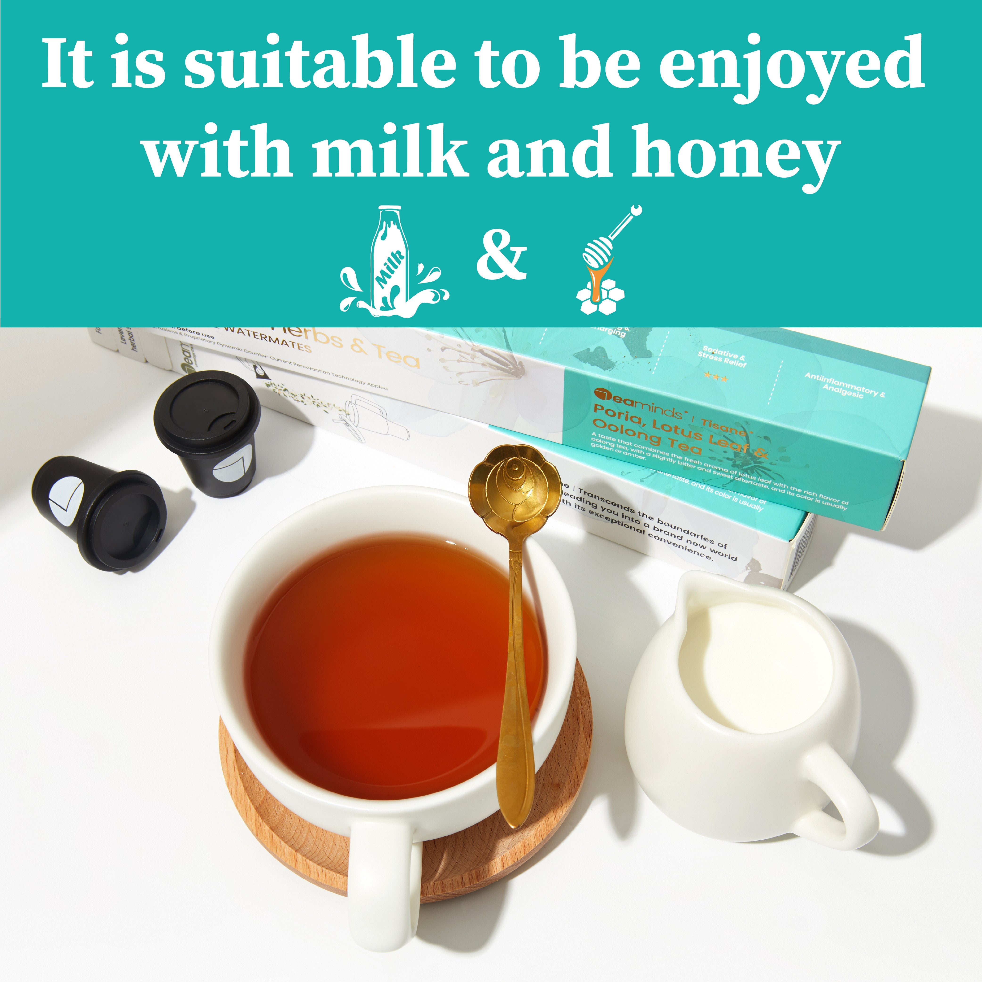 Cold Extracted Herbal Tea ｜ Poria, Lotus Leaf & Oolong Tea