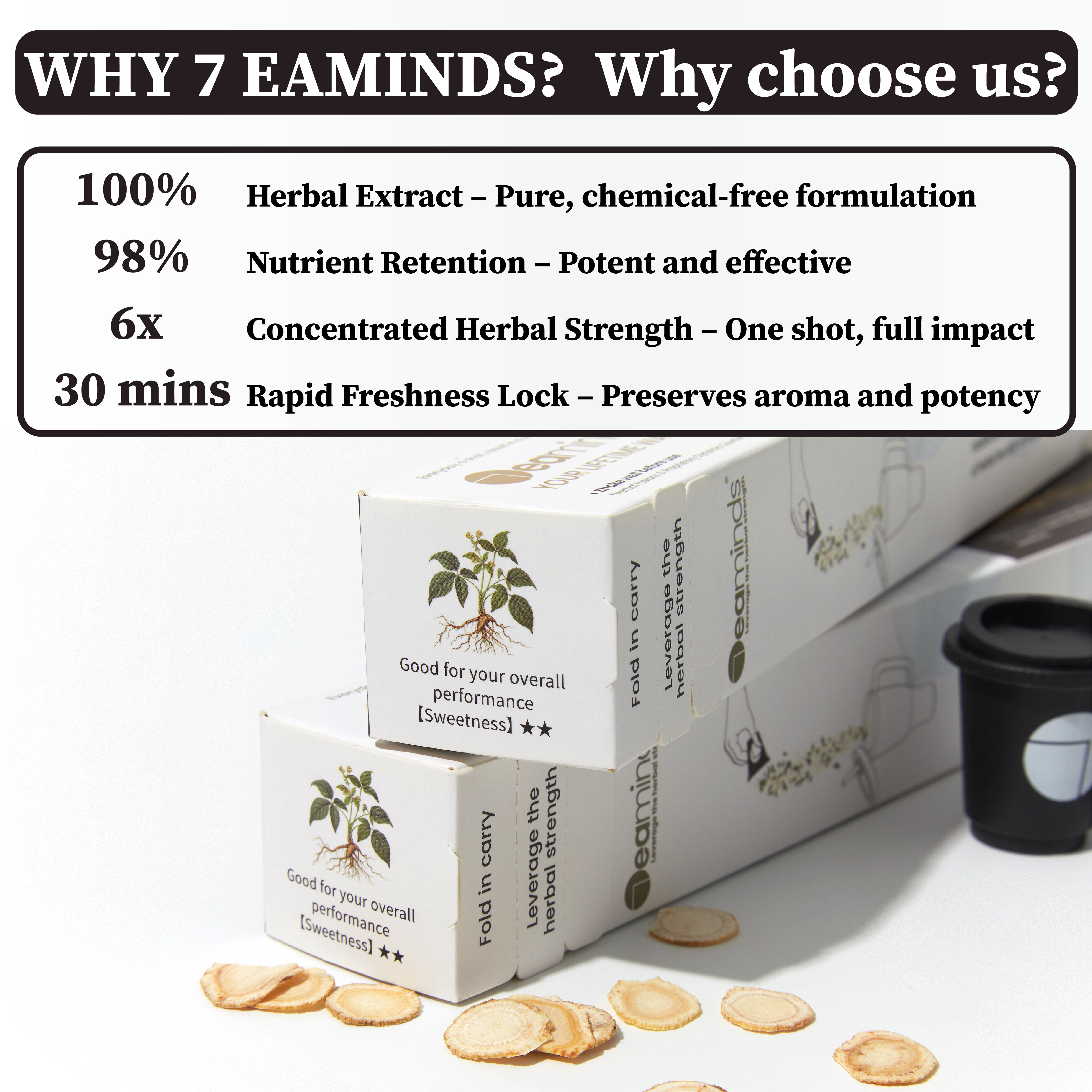Cold Extracted Herbal Tea ｜ American Ginseng