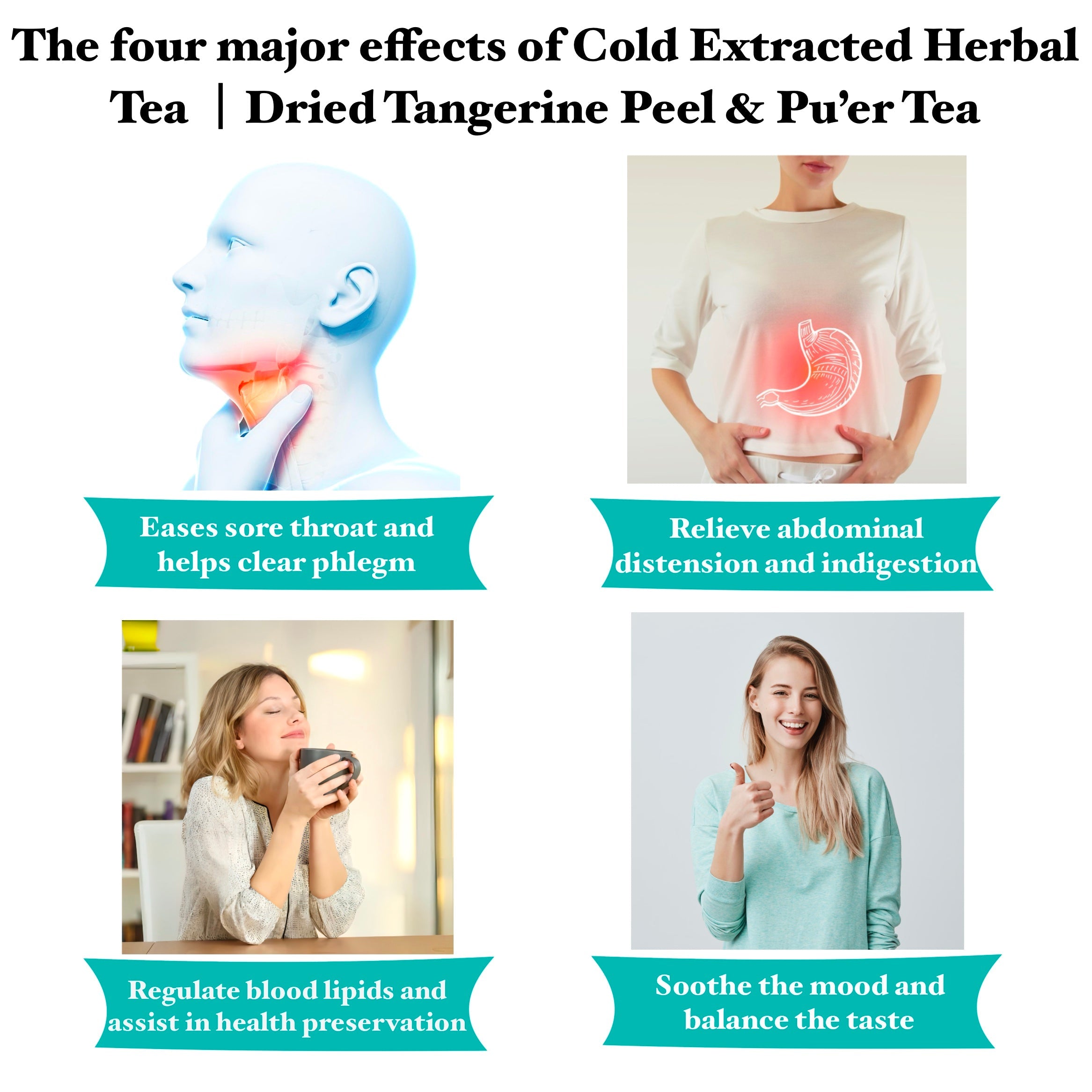 Cold Extracted Herbal Tea ｜Dried Tangerine Peel & Pu’er Tea