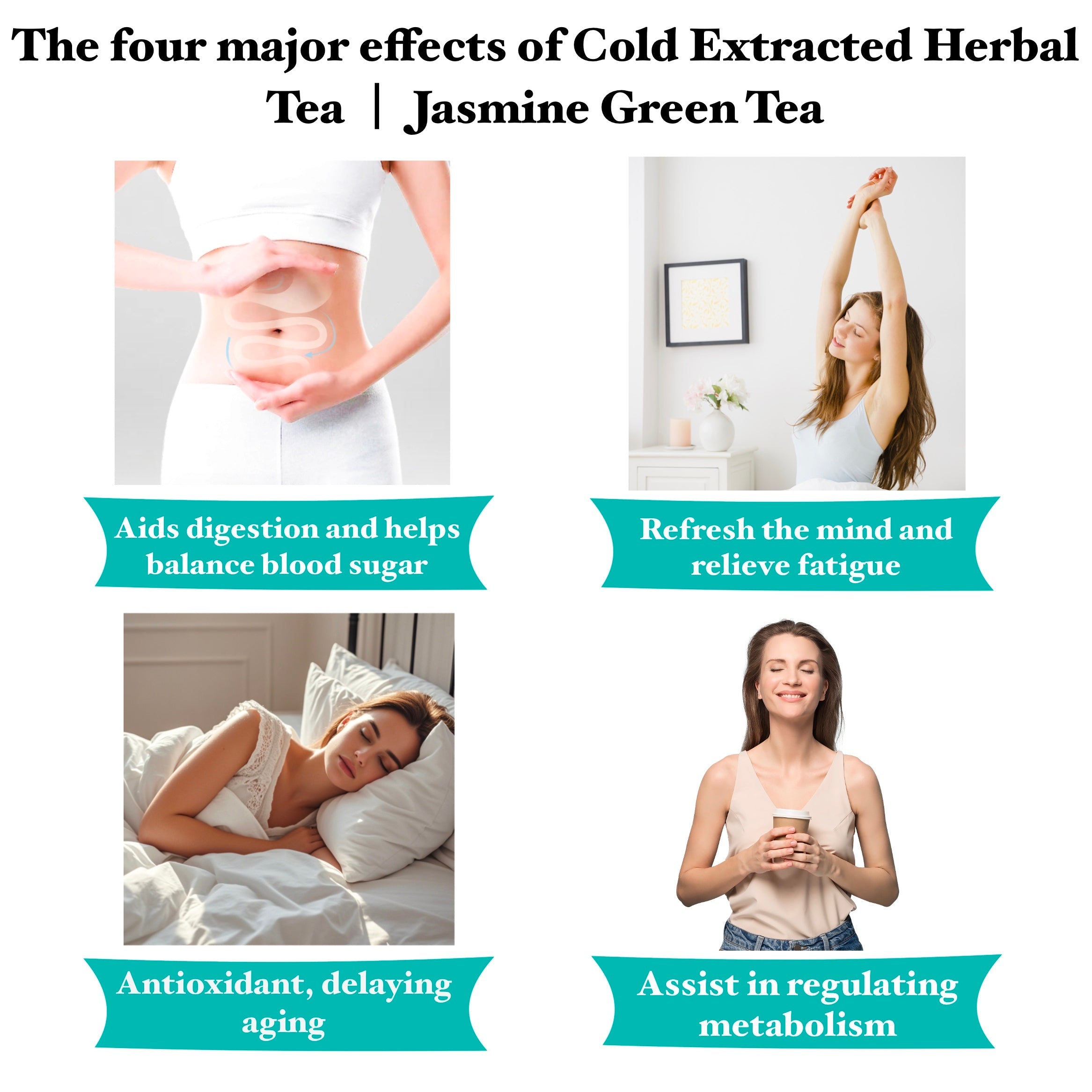 Cold Extracted Herbal Tea ｜ Jasmine Green Tea