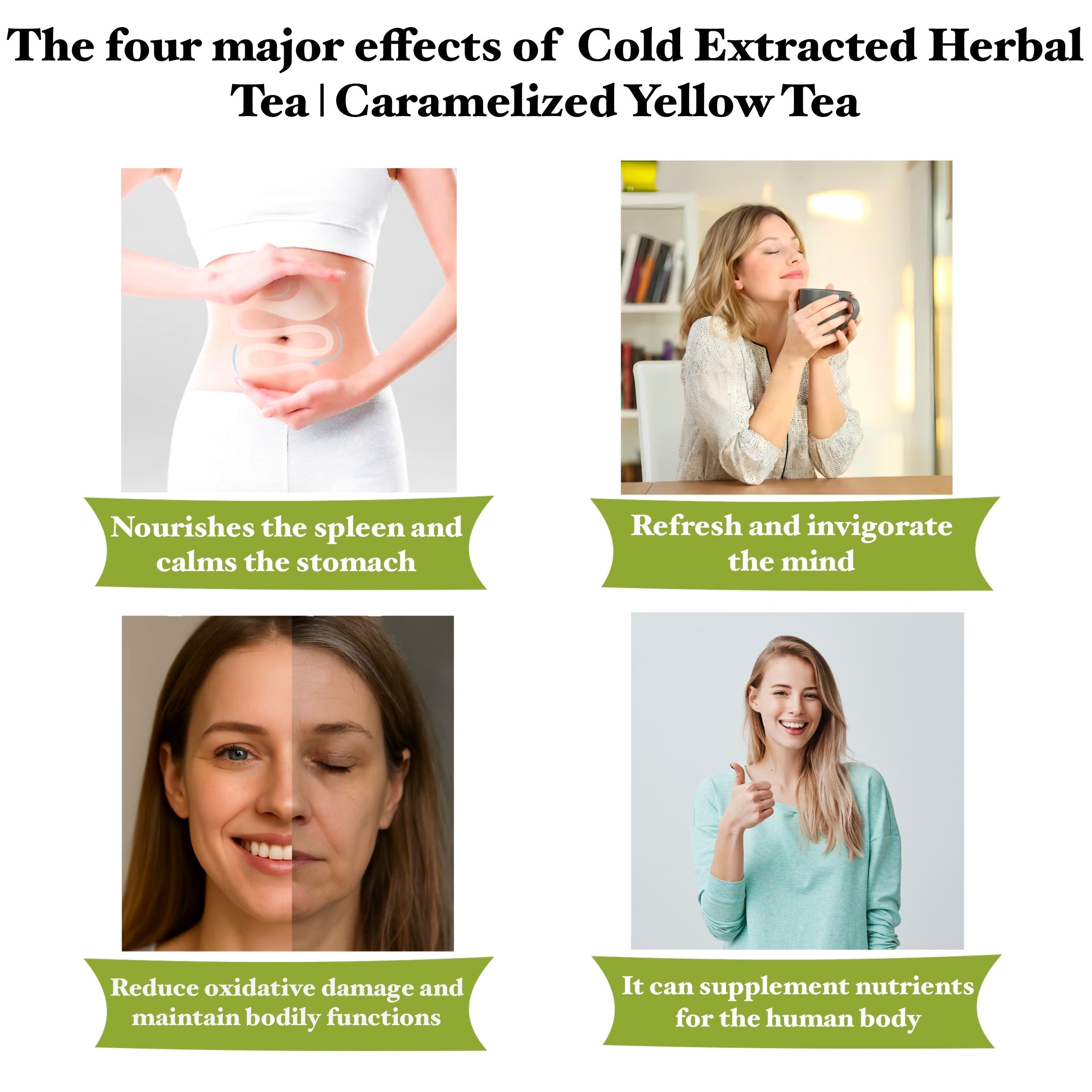 Cold Extracted Herbal Tea | Caramelized Yellow Tea