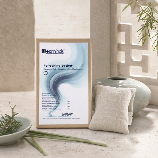 7eaminds Botanical Sachet · Lemongrass & Rosemary