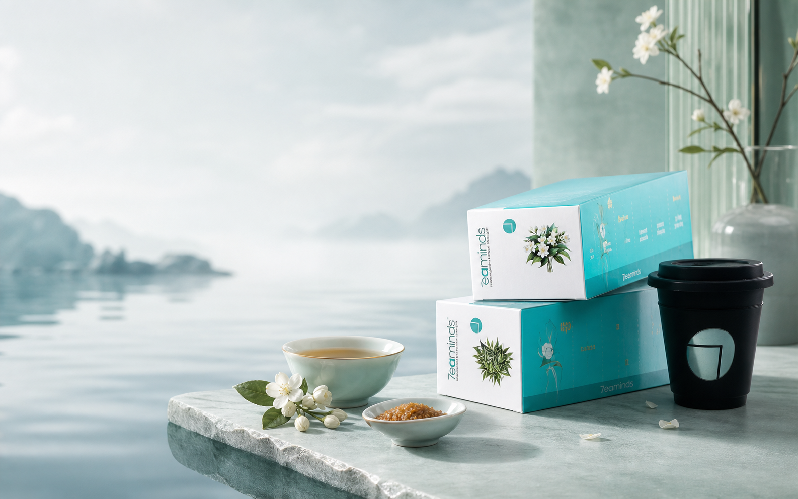 Blue Label concentrated instant herbal tea by 7eaminds