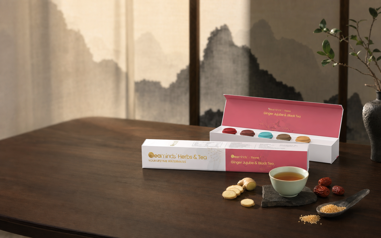 Pink Label concentrated instant herbal tea by 7eaminds